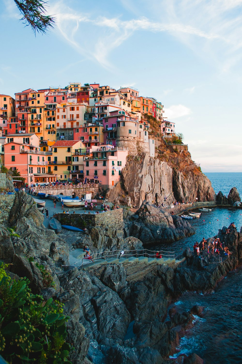 Coastal village in Cinque Terre, Italy