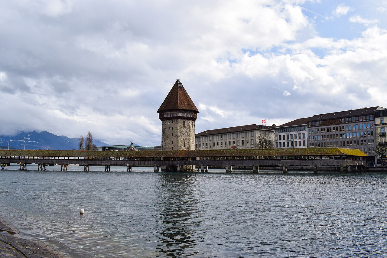 Chapel Bridge over the Reuss, Lucerne, Switzerland