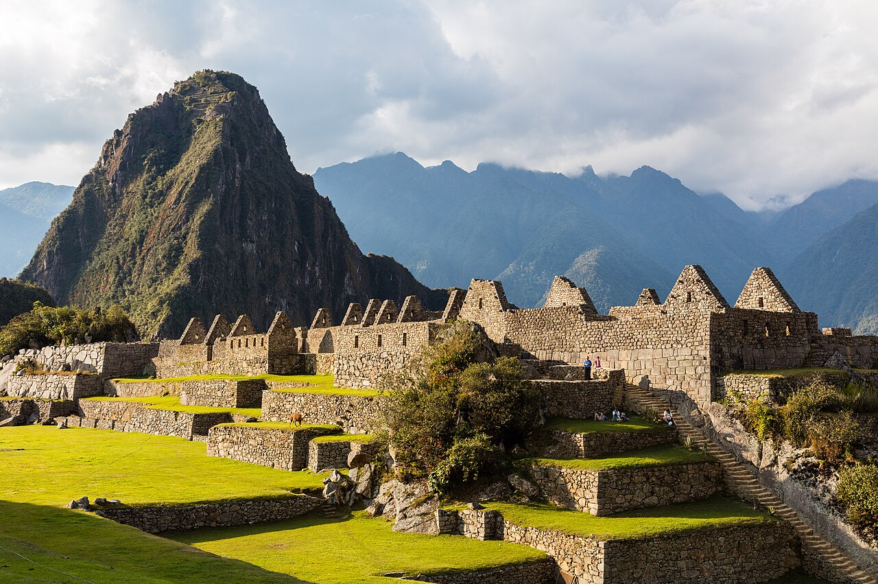 Machu Picchu citadel in the Andes, Peru