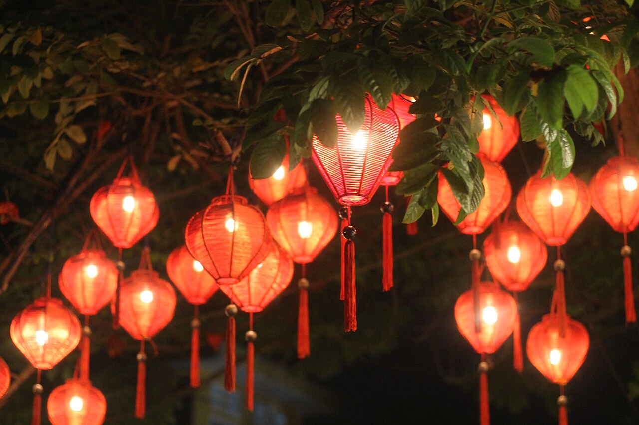 Silk lanterns in Hoi An, Vietnam